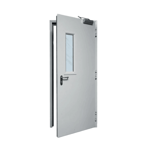 Tested fire doors